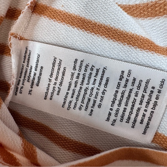 Nautica Tan and White Sleeveless Sundress - Picture 4 of 5